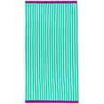thumbnail image 4 of Kaufman 24 Pack Racing Stripe Velour Beach Towel 32x62, 4 of 5