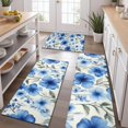 thumbnail image 2 of Pioneer Flower Floral Print Pattern Kitchen Rugs Sets Of 3,Kitchen Runner Rugs Non Skid Washable,Decorative Kitchen Floor Mats for Kitchen,Sink,Laundry,17"x30"+ 17"x47" + 17"x59", 2 of 6