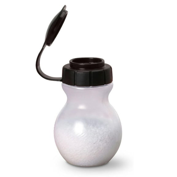 Compac Home Salt & Spice Shaker with Flip Lid, 4oz, Black, 1 Count – Food Storage, Dishwasher Safe