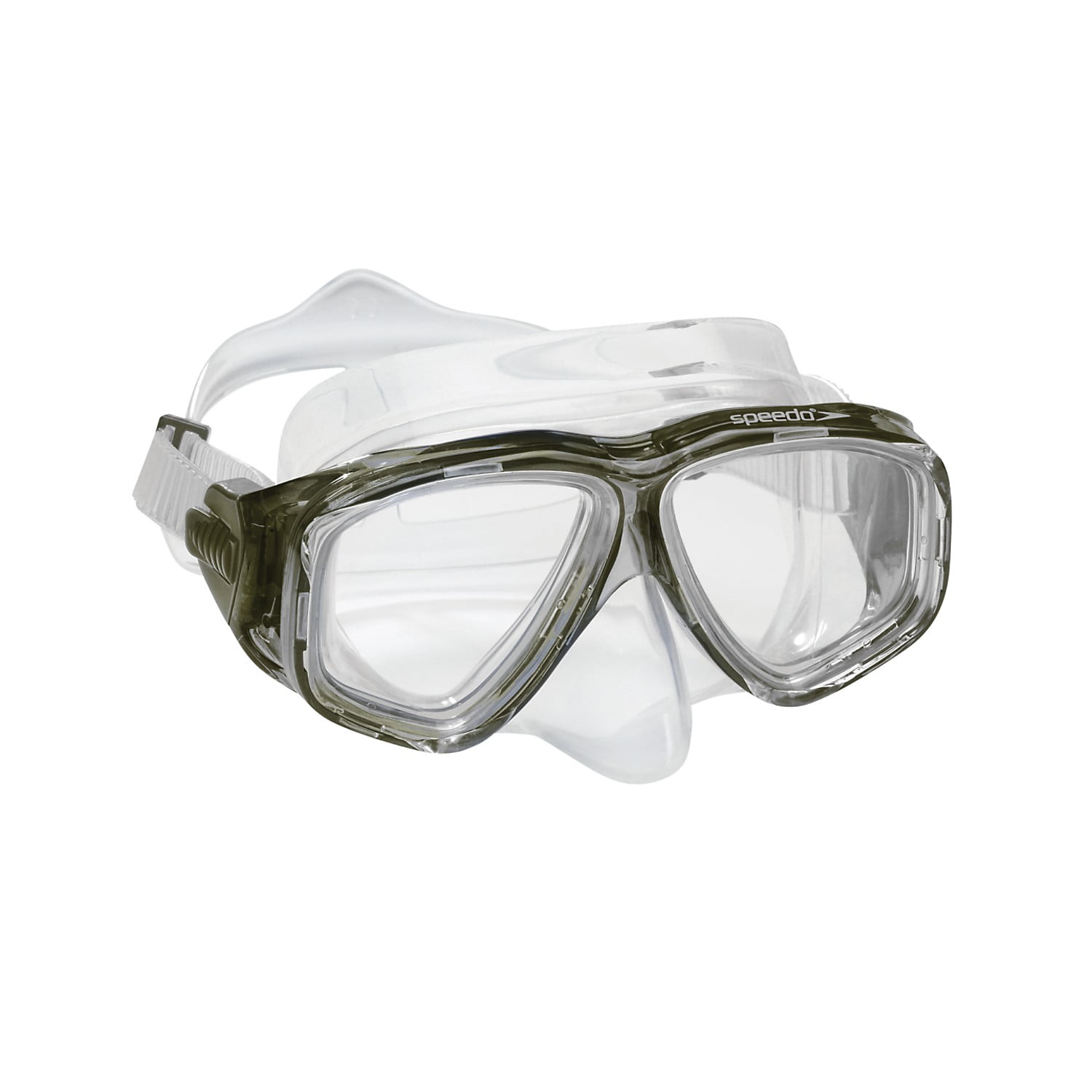 Speedo Swim Adult Recreation Dive Mask Snorkeling Swimming Goggles Smoke by Speedo