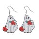 thumbnail image 1 of Pendientes colgantes de fantasmas blancos EZLIFE con calabazas naranjas para fiestas navideñas, 1 of 7