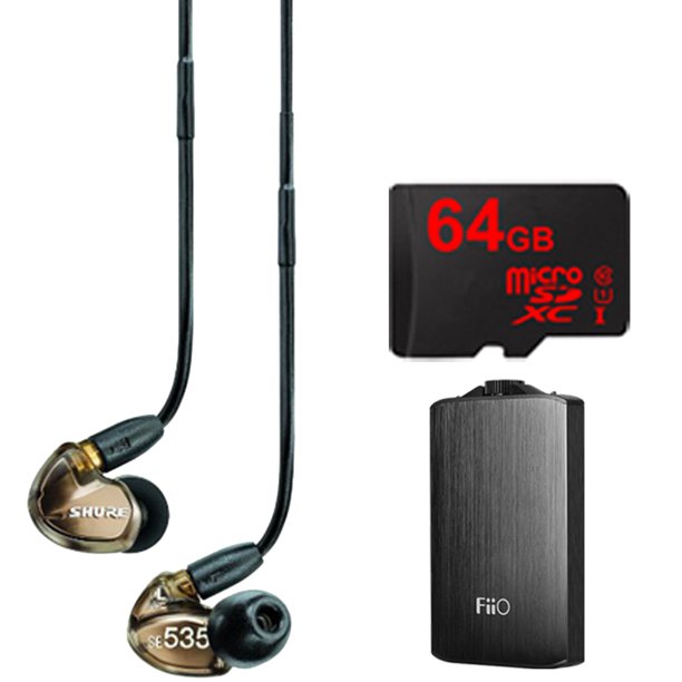 Shure SE535-V Sound Isolating Triple Driver Earphone w/Detachable