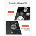 thumbnail image 4 of VEVOR 25 inch Kitchen Sink Workstation, Top Mount Granite Sinks, Drop-In Single Bowl Farmhouse Basin with Multiple Accessories, Household Dishwasher Sinks for RV, Prep Kitchen, and Bar (Black), 4 of 9