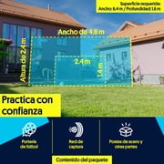 3-in-1 Soccer Goal Trainer – Junior Size, Rebounder & Backstop – OpenGoaaal®
