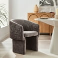thumbnail image 2 of Side Dining Chair Armchair, Brown, Fabric, Bar Pub Cafe Bistro Dining Kitchen Hospitality Restaurant, Modern Contemporary, HB37288, 2 of 10