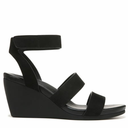 

Naturalizer Women s Gen N Ignite Wedge Sandal Black Nubuck 9M