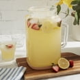 thumbnail image 6 of Mason Craft & More Glass 1 Gallon Pitcher with Removable Plastic Lid and Silicone Base, Tan, Useful for Serving Chilled Drinks, 6 of 6