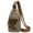Olive Green-YX-2010, variant on Outdoor Canvas Sling Bag Crossbody Backpack Casual Rucksack for Men Women Gift