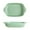 Green, variant on Colorful Ceramic Double-Handled Baking Pan Household Square Baking Tableware Salad Baked Rice Bowl