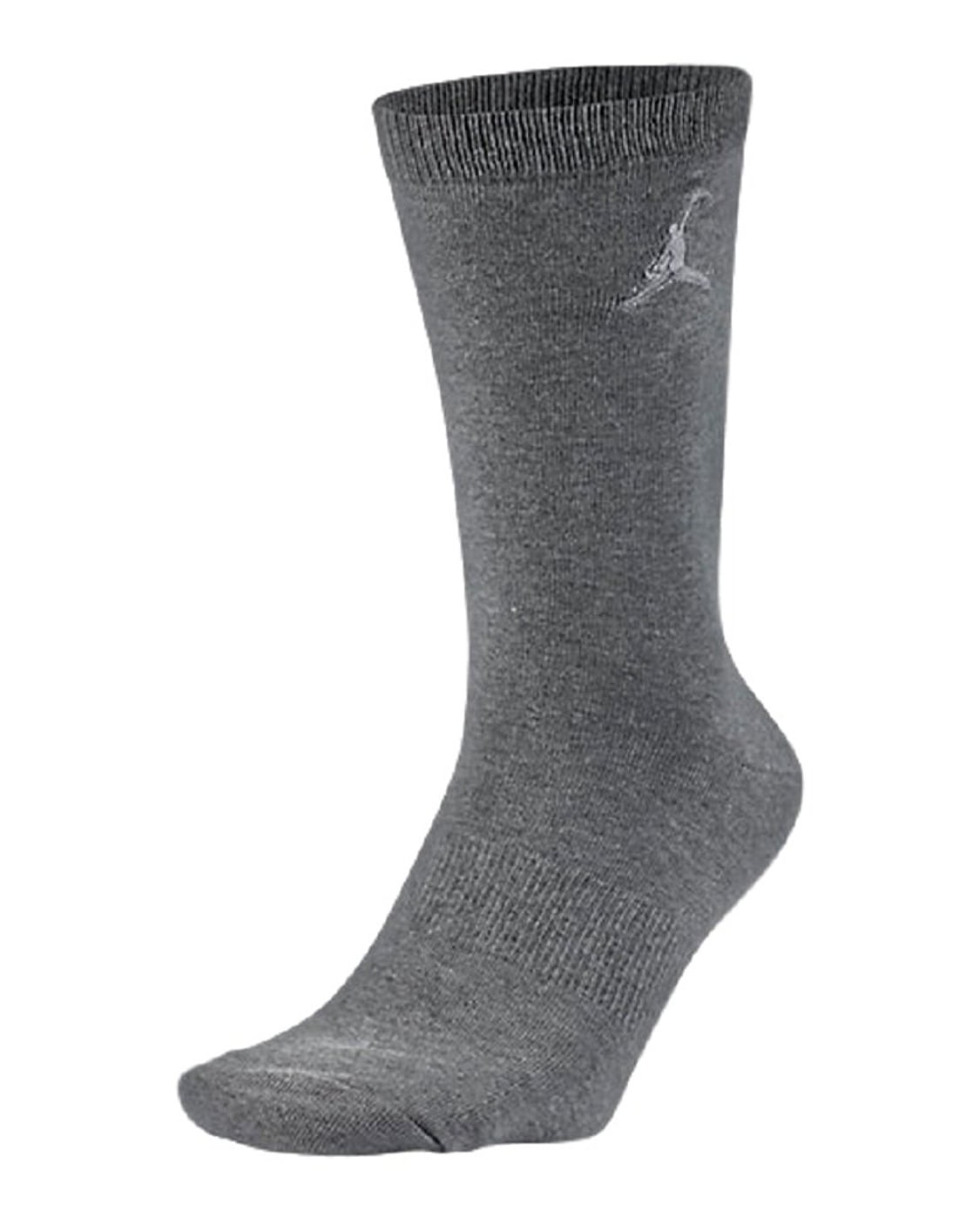 Nike Jordan Crew Gray Socks Men's Size 