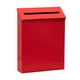 thumbnail image 3 of Buzón de pared con tapa para periódicos, decorativo, de metal. Rojo, 3 of 9