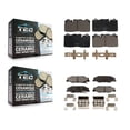 thumbnail image 1 of TEC Front Rear Ceramic Brake Pads Kit for Car 2012 Chevrolet Corvette Base with Composite Brakes KTC-100702, 1 of 10