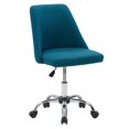 thumbnail image 4 of CorLiving Marlowe Upholstered Armless Task Chair, Dark Blue, 4 of 9