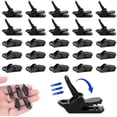 thumbnail image 1 of 50 clips para tienda de campaña, clips de fijación, clip, abrazadera de lona negra para acampar, clip para toldo a prueba de viento, broches de plástico, abrazaderas de plástico, abrazadera de plástico pequeña, clip para toldo para actividades al aire libre Sincero Electrónica, 1 of 5