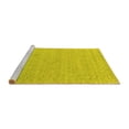 thumbnail image 2 of Ahgly Company Machine Washable Indoor Rectangle Abstract Yellow Contemporary Area Rugs, 3' x 5', 2 of 4