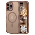 thumbnail image 1 of Funda de teléfono Telaso para iPhone 15 Pro Max, silicona marrón, 1 of 9