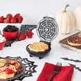 thumbnail image 4 of TEMOGU-Dash Spiderweb Mini Halloween Produces 4 Inch Waffles Easy to Clean and Non-Stick Surfaces Make Your Own Tasty Homemade Halloween Treats (Spiderweb),white, 4 of 4