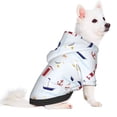 thumbnail image 2 of Fotbe Nautical Lighthouse Sailboat Sudadera con Estampado para Perros Pequeños – Suéter con Capucha para Mascotas, Tela Suave de Forro Polar con Bolsillo-X-Small, 2 of 7