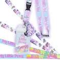 thumbnail image 6 of My Little Pony Retro Reversible ID Lanyard Badge Holder With Rubber Pony Charm And Collectible Sticker, 6 of 8