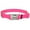 Neon Pink, variant on Coastal Adjustable Dog Collar with Metal Buckle, Hunter, Small - 5/8" x 10"-14"
