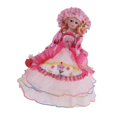 thumbnail image 1 of Hermosas miniaturas de porcelana de 18 pulgadas, muñeca con vestido con volantes en The Vestido rosa, 1 of 6