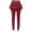 Wine, variant on ZHUGeLI Leggings for Women Tummy Control 2 in 1 Skirted Legging High Waist Skinny Stretchy Athletic Tennis Golf Tennis Tights Search this page