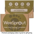 WeeSprout Baby Food Containers Small 4 oz Containers with Lids