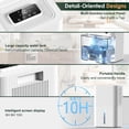 thumbnail image 6 of Portable Dehumidifier for Small Room, Bathroom & Closet | 91 OZ  | Compact Quiet Dehumidifier for RV, Bedroom (No Basements) | Auto Shut-, 6 of 8