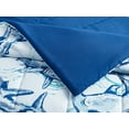 thumbnail image 6 of Your Zone 7 Piece Blue Shark Attack Reversible Polyester Bedding Set for Kids, Full, 6 of 8