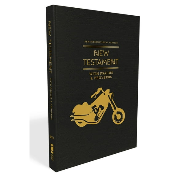 Niv, New Testament with Psalms and Proverbs, Pocket-Sized, Paperback, Black Motorcycle, Comfort Print, (Paperback)