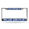 thumbnail image 1 of Wisconsin Badgers - STOUT LASER Chrome Frame, 1 of 1