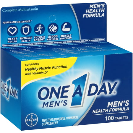 One A Day Men's Health Formula Multivitamin Tablets, 100 Count (Actual Price is $9.32)