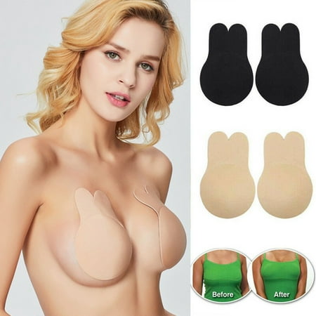 Invisible Push up Strapless Bra Self Adhesive Backless Sticky (The Best Strapless Bra That Stays Up)