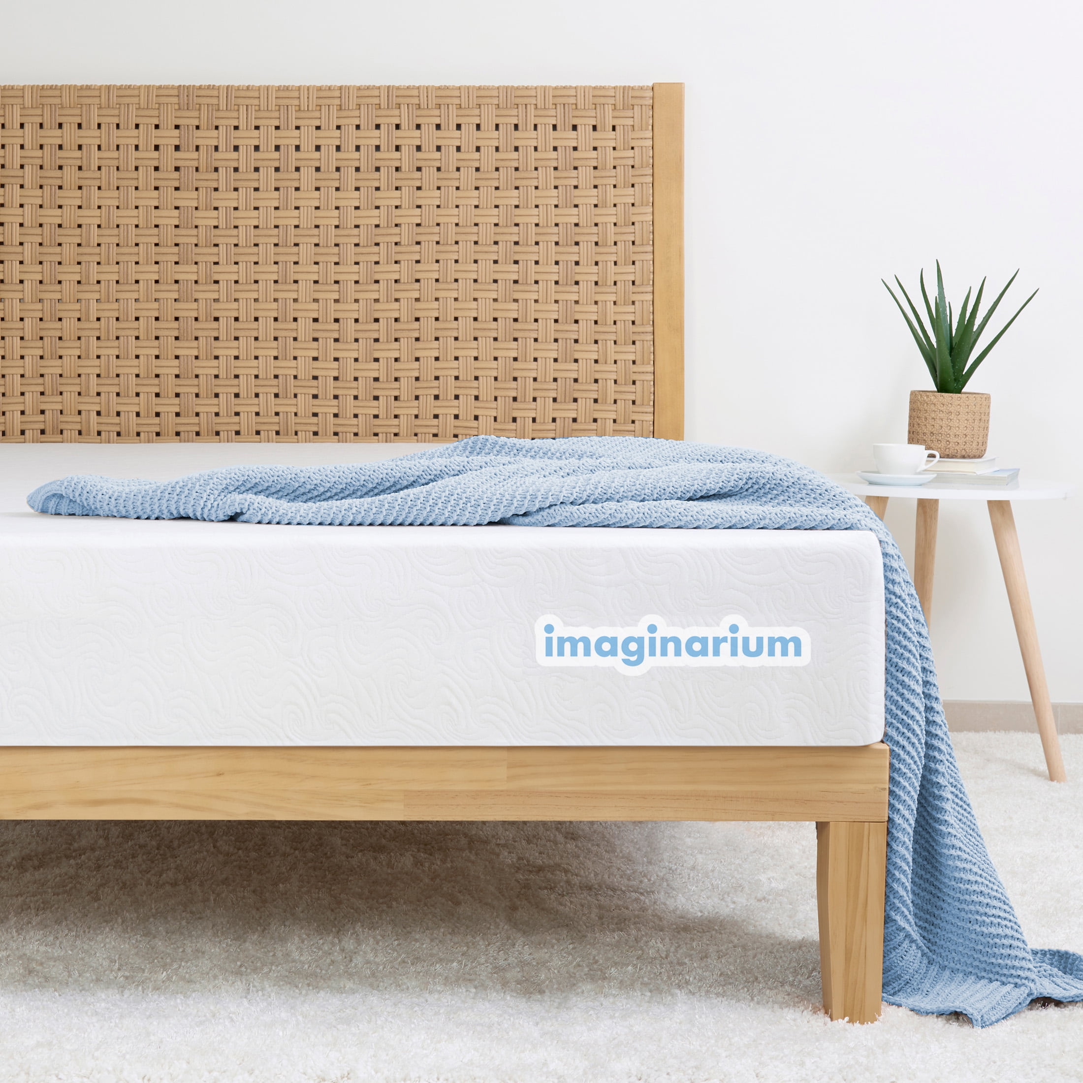 Imaginarium 10" Hybrid of Memory Foam and Coils Mattress with Antimicrobial Treated Cover, Queen