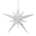 thumbnail image 2 of Clearance Under $1 Christmas Star Acrylic Pendant, Silver, Sparkling Champagne Star, Hanging Ornament for Car Window Tree Door Wall, Holiday Decoration, 1PC, 2 of 8