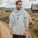 thumbnail image 5 of HISITOSA Sudadera con Capucha de Forro Polar de Manga Larga para Hombre, Ligera, de Uso Tecnológico, Suéter de Algodón Suave, Unisex, Casual, 5 of 8