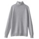 thumbnail image 2 of Suéter térmico Gibobby de manga larga para mujer cuello grueso color sólido gris XL, 2 of 4