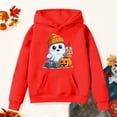 thumbnail image 5 of KPOPLK Boys Camo Print Hoodies Soft Full Zipper Hooded Sweatshirt(4-5 Years,Red), 5 of 6