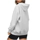 thumbnail image 5 of Puntoco, sudaderas de manga larga con cuello Rounk de gran tamaño para mujer, suéter informal liso, sudadera, tops, camisas, tops Puntoco Puntoco-4672, 5 of 9
