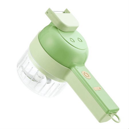 

4 in 1 Handheld Electric Vegetable Cutter Set Crusher Ginger Masher