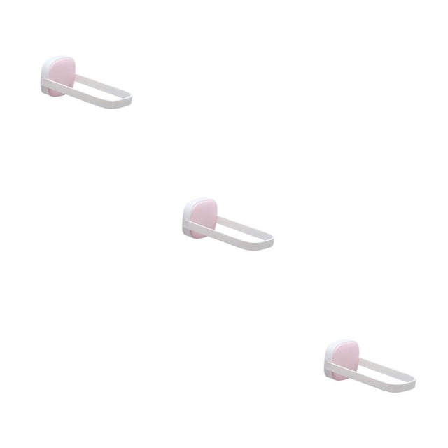 Bearachild Perchero para ropa, organizador de almacenamiento autoadhesivo plegable montado en la pared, soporte antideslizante sin perforaciones en forma de Type1 NO1 Bearachild CBP219722
