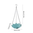 thumbnail image 3 of Hanging Bird Baths for Outdoors - 7.8Inch Small Birdbaths Outdoor, Ideal for Wild Birds and Outdoor Yard, Patio Décor - Sky Blue, 3 of 6