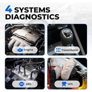 OBD2 Scanner TOPDON AD500, Oil SAS Throttle TPMS BMS EPB Reset, Engine ABS SRS Transmission, Diagnostic Scan Tool, Car Check Engine Code Reader