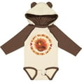 thumbnail image 3 of Inktastic Happy Thanksgiving with Cute Turkey Boys or Girls Long Sleeve Baby Bodysuit, 3 of 5