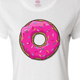 thumbnail image 4 of Inktastic Pink Donut with Sprinkles Women's T-Shirt, 4 of 5