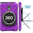 thumbnail image 3 of For Samsung Galaxy Tab Active5/Tab Active3 8 Inch Case, 360 Rotatable Handle Stand, Shoulder Strap, Drop-Proof Design, Purple, 3 of 7