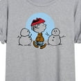 thumbnail image 3 of Peanuts - Rerun Winter - Juniors Ideal Flowy Muscle T-Shirt, 3 of 6