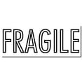 thumbnail image 5 of Large Pre-Inked Fragile Stamp, Slim 1854, Ultra Slim Design, Impression Size 1-13/16" by 2-1/2", Up to 25,000 Impressions - Black Ink, 5 of 10