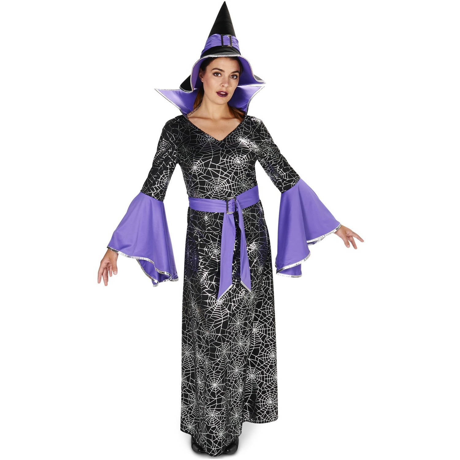 Adult Womens Mens Witch Hat Cosplay Star Enchanter Halloween Party Costume