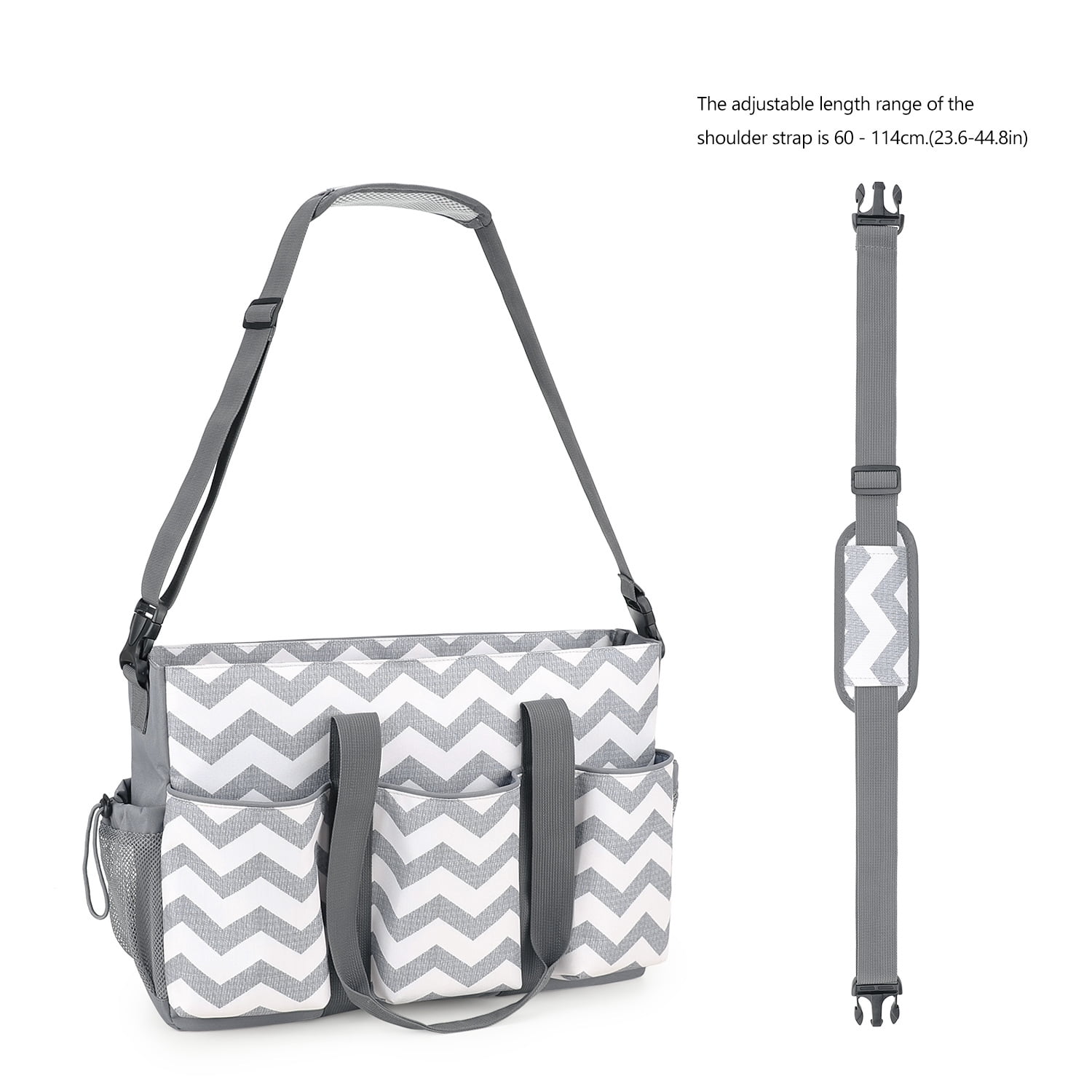SPEKSEE Crossbody Organizer Diaper Bag - Outdoor Mother's Water-Repellent Baby Care Bag with Multiple Pockets
